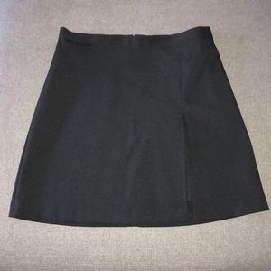 Vintage black mini skirt.